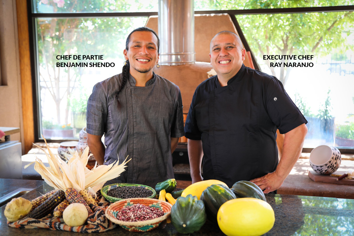 Indian Pueblo Kitchen Chef Benjamin Shendo and Ray Naranjo