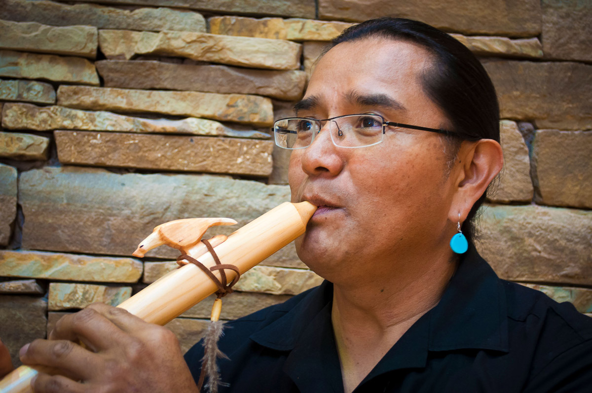 Navajo Flutist Andrew Thomas